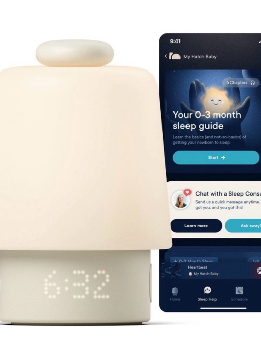 Hatch Baby sleep support sound machine